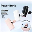 Portable Power Bank with Built in Lightning Cable for iPhone | https://www.bestnamebadges.com