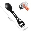 Outdoor Travel Spork Fork Spoon Multifunction Camping Tool | https://www.bestnamebadges.com