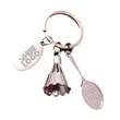 Badminton Keychain 3D Fun and Sporty | https://www.bestnamebadges.com