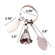 Badminton Keychain 3D Fun and Sporty | https://www.bestnamebadges.com