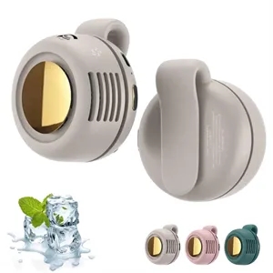 Portable Clip On Wearable Mini Waist Fan USB Rechargeable