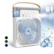 Portable Desktop Air Cooler Fan Humidifier USB Rechargeable | https://www.bestnamebadges.com