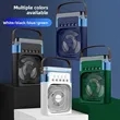 Portable Desktop Air Cooler Fan Humidifier USB Rechargeable | https://www.bestnamebadges.com