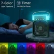 Portable Desktop Air Cooler Fan Humidifier USB Rechargeable | https://www.bestnamebadges.com