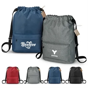 EcoVenture RPET Drawstring Backpack
