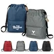 EcoVenture RPET Drawstring Backpack | https://www.bestnamebadges.com