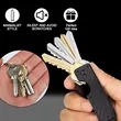 Compact Metal Organizer Pocket Key Holder With Clip | https://www.bestnamebadges.com