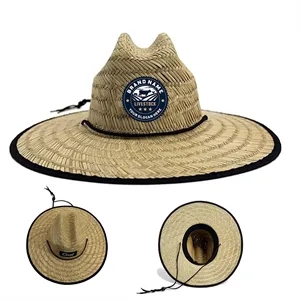 Handwoven Wide Brim Straw Sun Hat