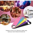 Stainless Steel Flat Bottle Opener Keychain | https://www.bestnamebadges.com