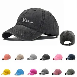 Vintage Washed Cotton Adjustable Baseball Cap
