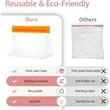 Reusable Food Storage Seal Bag | https://www.bestnamebadges.com