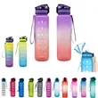 32oz Gradient Frosted  Sport  Water Bottle | https://www.bestnamebadges.com