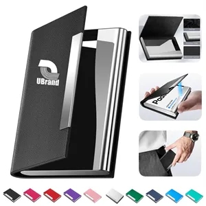 PU Leather Business Card Holder Case