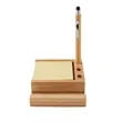 Natural Bamboo Desktop Organization Rack | https://www.bestnamebadges.com