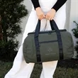 Hudson Recycled Leatherette Duffel Bag | https://www.bestnamebadges.com
