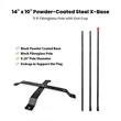 5' Indoor Golf Flagpole Kit with Base and Flag | https://www.bestnamebadges.com