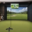 5' Indoor Golf Flagpole Kit with Base and Flag | https://www.bestnamebadges.com
