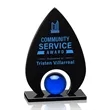 Dangerfield Award - Black | https://www.bestnamebadges.com