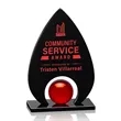 Dangerfield Award - Black | https://www.bestnamebadges.com