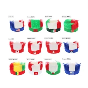World Cup 2026 Fan Wig - Polyester Fiber
