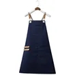 14 oz Canvas Kitchen Apron w/ Detachable Strap & Pockets | https://www.bestnamebadges.com