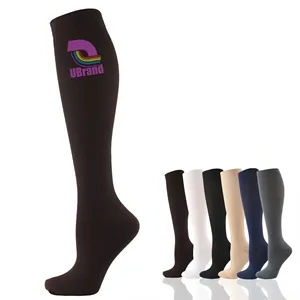 Knee-High Nylon-Spandex Medical Grade Compression Stockings