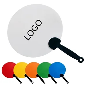 Round Plastic Handheld Fan