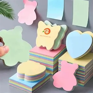 Creative Cartoon Sticky Notes in Various Shapes