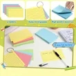 4x6 Inch Double-Sided Lined Index Notepad with Ring Binder | https://www.bestnamebadges.com