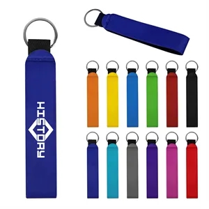 Portable Neoprene Wristlet Keychain Strap 5"x1.2"