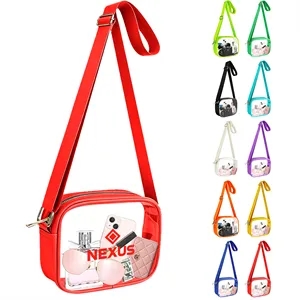 Waterproof Clear PVC Crossbody Stadium Bag