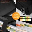 Fire Resistant Waterproof Accordion File Organizer | https://www.bestnamebadges.com