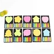 7 Color Cartoon Arrow Shaped PET Sticky Notes | https://www.bestnamebadges.com