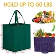 Reusable Grocery Shopping Large Foldable Tote Bags | https://www.bestnamebadges.com