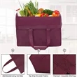 Reusable Grocery Shopping Large Foldable Tote Bags | https://www.bestnamebadges.com