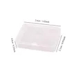 Small White Earring Storage Box with Lid | https://www.bestnamebadges.com