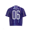 Full-Color Crew Neck Mesh Football Jersey | https://www.bestnamebadges.com
