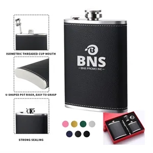 8 Oz. Stainless Steel Hip Flask