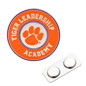 Die Struck Zinc Alloy Soft Enamel Lapel Pin W/Magnetic Clasp