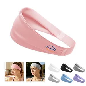 Moisture Wicking Elastic Athletic Headband Sweatband