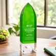 Emerald Tower Award | https://www.bestnamebadges.com