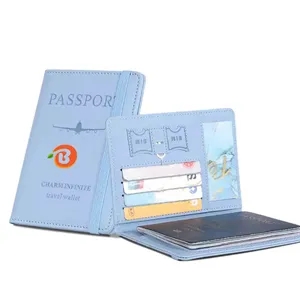 Multi-Functional PU Passport Holder with Straps