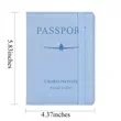 Multi-Functional PU Passport Holder with Straps | https://www.bestnamebadges.com