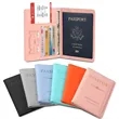 Multi-Functional PU Passport Holder with Straps | https://www.bestnamebadges.com