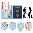 Multi-Functional PU Passport Holder with Straps | https://www.bestnamebadges.com