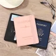 Multi-Functional PU Passport Holder with Straps | https://www.bestnamebadges.com
