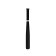 Black Ink Baseball Bat Ballpoint Pen | https://www.bestnamebadges.com