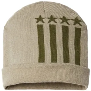 CAP AMERICA USA-Made Patriotic Cuffed Beanie - RK12