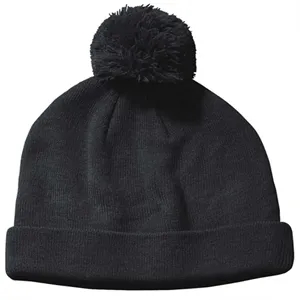 Big Accessories Pom Cuffed Beanie - BX028