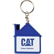 House Tape Measure with Release Button and Key Tag | https://www.bestnamebadges.com